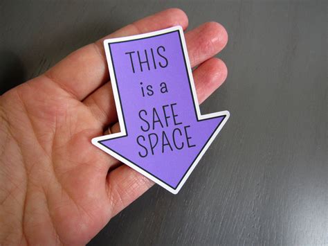 Matte Sticker This is a Safe Space | Etsy | Matte sticker, Handmade ...