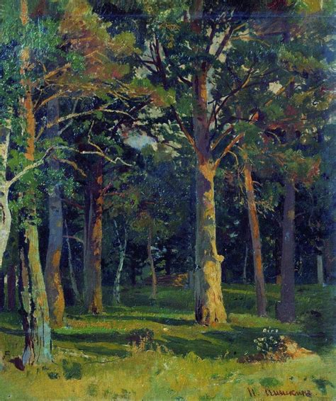 Forest pine - Shishkin - oil painting reproduction - China Oil Painting ...