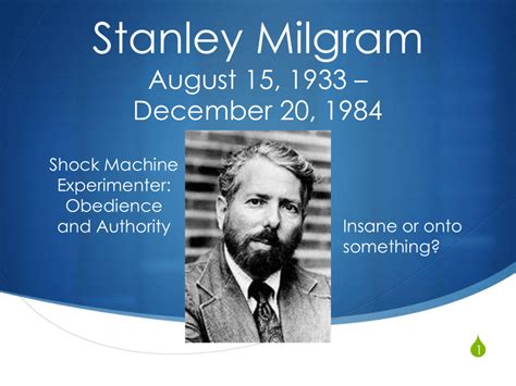 Stanley Milgram