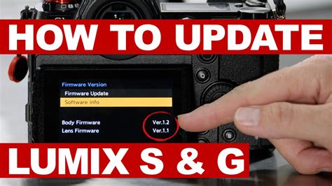 HOW TO INSTALL July 2019 Firmware Updates LUMIX S and G Series