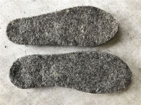 Herdwick wool insoles for boots - Parma Violet