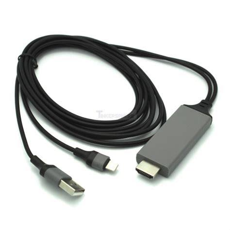 $19.99 - Lightning to HDMI Cable - Tinkersphere