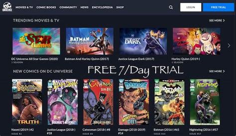 DC Comics DC Universe Streaming Service | SweetStreams