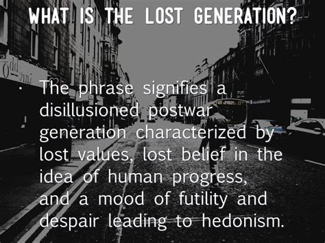 The Lost Generation by sanikag