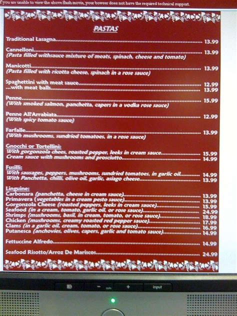 Cafe Spiga Menu, Menu for Cafe Spiga, ByWard Market, Ottawa - Urbanspoon/Zomato