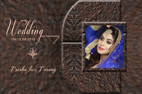 Wedding Album Dm Cover Page Design Psd Free Download 2021 Tiger Beawar ...