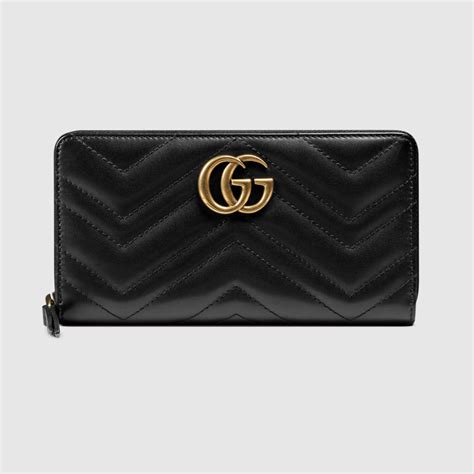 Gucci GG Marmont zip around wallet in 2020 | Zip around wallet, Wallets for women, Real leather ...