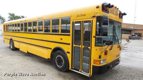 1999 International AmTran school bus in Lindsborg, KS | Item DC1800 sold | Purple Wave