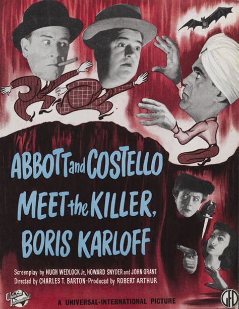 Abbott and Costello Meet the Killer, Boris Karloff – The Reel Poster ...