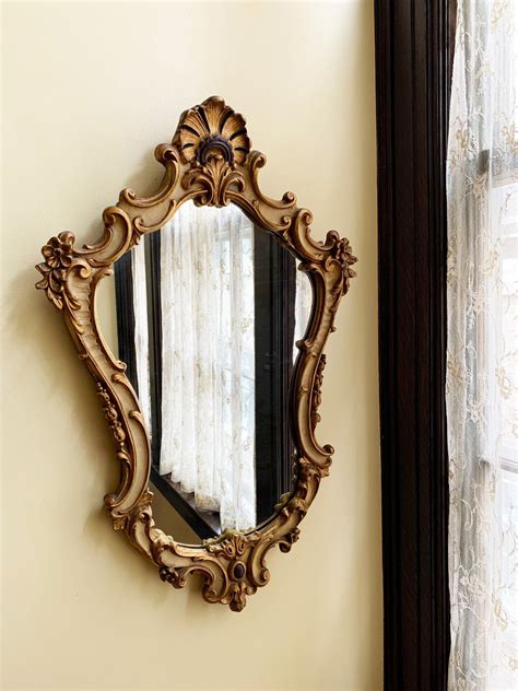 Vintage Mirror Wall Decor Mirror for Wall Mirror Gold Mirror Antique ...