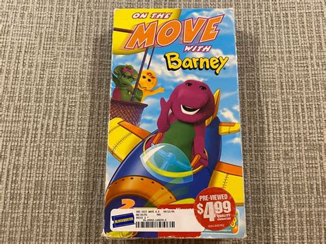 On The Move With Barney 2002 VHS | Barney & friends, Barney, Favorite color