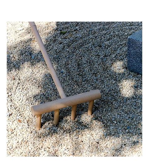 Outdoor Fullsize Zen Garden Rake - 48" L Big Wooden Japanese Meditation ...