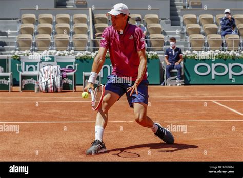 Dominic Thiem of Austria during Roland-Garros 2021, Grand Slam tennis tournament on May 30, 2021 ...