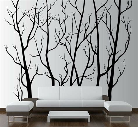 black tree wall decal hd images | Large wall decals, Metal tree wall ...