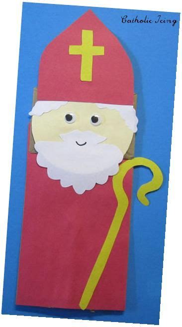 St. Nicholas Day Craft- Paper Bag Puppet | St nicholas day, Preschool christmas, Paper bag puppets