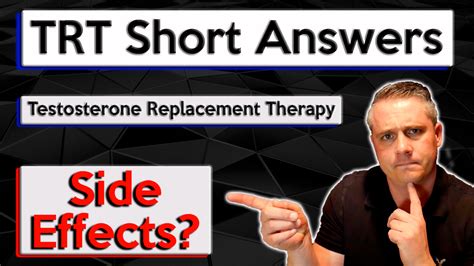 Does TRT Cause Side Effects? TRT Side Effects. Testosterone Replacement ...