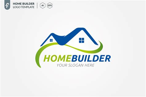 Home Builder Logo | Creative Logo Templates ~ Creative Market