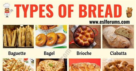 Types of Bread | List of 24 Best Types of Bread from around the World - ESL Forums