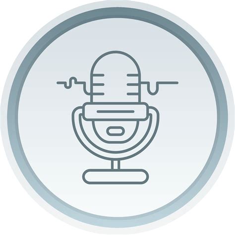 Microphone Linear Button Icon 37898283 Vector Art at Vecteezy