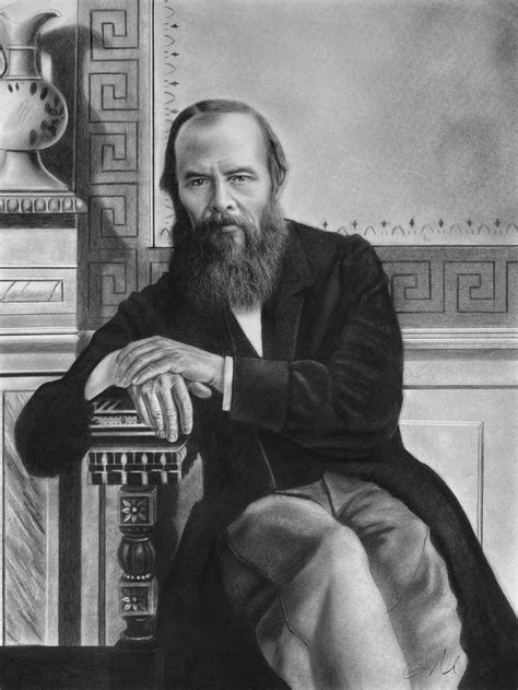 Portrait of Fyodor Dostoevsky Drawing by Eric Armusik | Saatchi Art