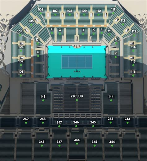 Miami Open Seating Guide | Hard Rock Stadium Seating Guide, Miami | eSeats.com