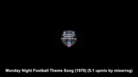 Monday Night Football Theme Song (NEW 5.1 SURROUND MIX) (1970) - YouTube