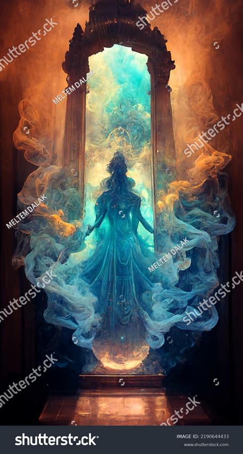 Goddess Illusion Illustration Art Stock Illustration 2190644433 ...