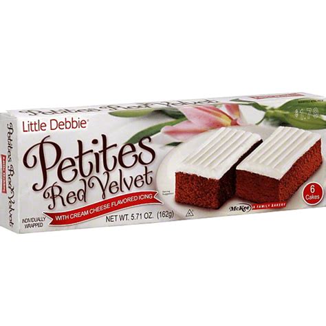 Little Debbie Petites Red Velvet Cake, with Cream Cheese Flavored Icing | Pantry | Superlo Foods