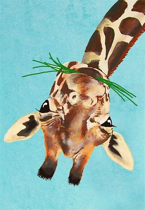 40 easy paintings of animals for beginners | Giraffe art, Animal ...