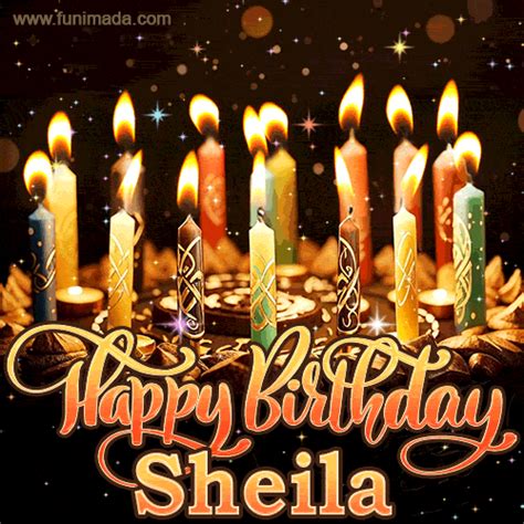 Happy Birthday Sheila GIFs - Download on Funimada.com