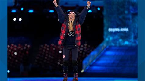 Team USA's Jessie Diggins receives silver at Closing Ceremony | king5.com