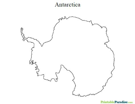 Printable Map Of Antarctica Continent Map - vrogue.co