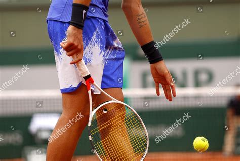 Thanasi Kokkinakis Australia Shows His Tattoo Editorial Stock Photo ...