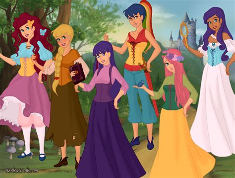 Mane6 - Fairytale Scene Maker by Baia16q on DeviantArt