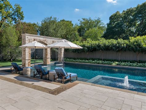 Dallas Pool & Backyard Transformation - Traditional - Pool - Dallas ...