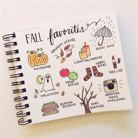 20 Fall Doodles Ideas To Try In Your Bullet Journal