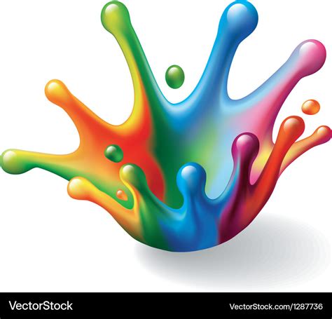 Color splash Royalty Free Vector Image - VectorStock