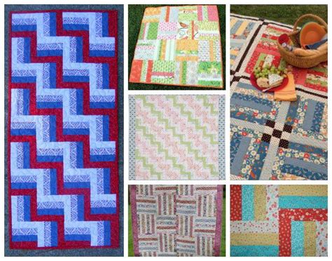 Rail Fence Quilt Patterns & Rail Fence Quilt Blocks | FaveQuilts.com