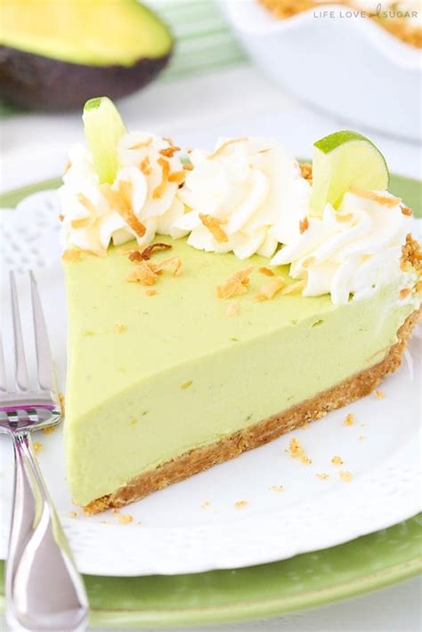 Avocado Key Lime Pie - Life Love and Sugar