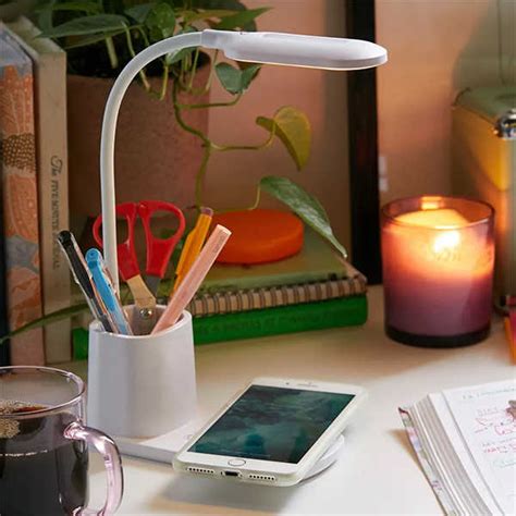 The Premier LED Desk Lamp with Wireless Charger and Pen Holder | Gadgetsin