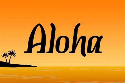 ALOHA Font (2350585)