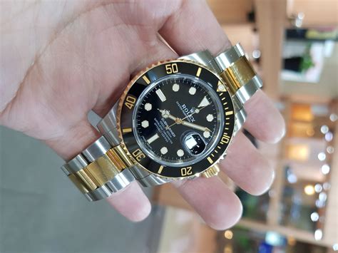 Rolex Submariner Black Dial Gold/Steel Ceramic Bezel - SWISS HOUR