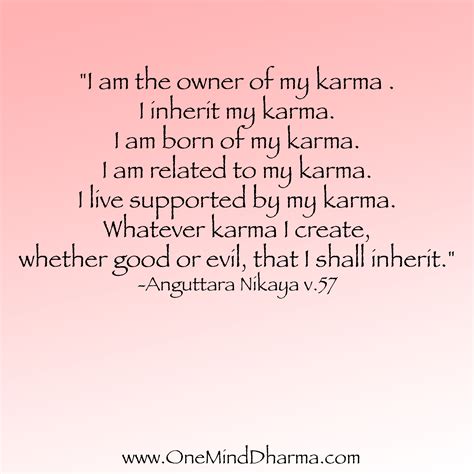 Karma Quotes - One Mind Dharma