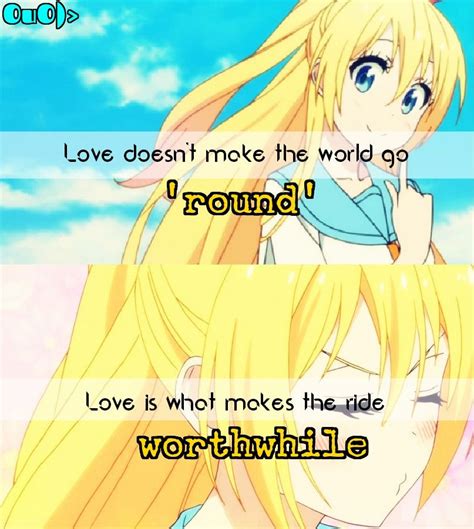 Chitoge~ nisekoi Anime Love Quotes, Anime Quotes Inspirational, Manga ...