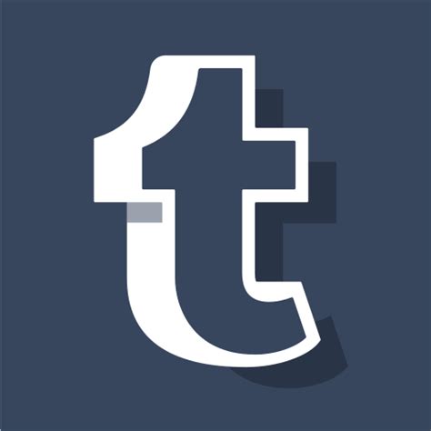 Logo, media, online, social, tumblr, tumblr logo, tumblr new logo icon - Free download