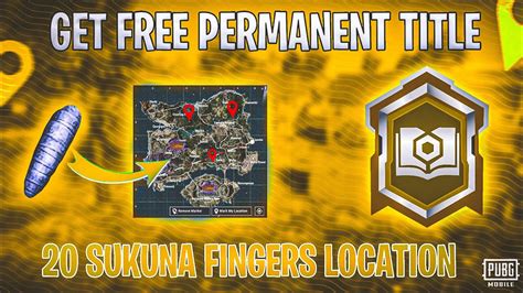 All SUKUNA FINGER LOCATIONS | SUKUNA FINGER LOCATIONS IN ERANGLE & LIVIK | FREE C2S4 TITLE ...