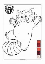 Printable Pixar Turning Red Coloring Pages & Activity Sheets Free  sketch template