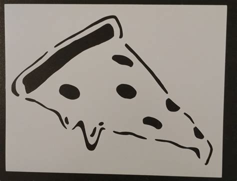 Slice of Pizza - Stencil – My Custom Stencils