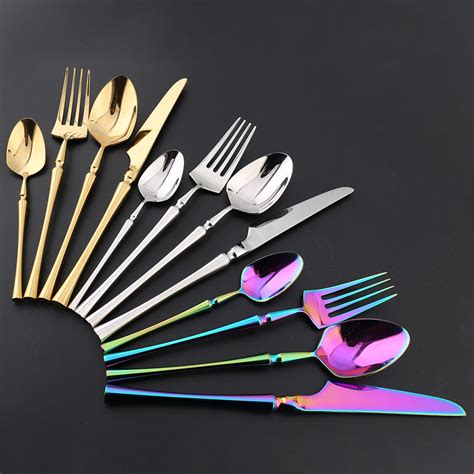 Fork Spoon Steak Cutlery Cutlery Four Piece Set - CJdropshipping