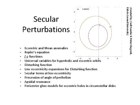 Eccentric and Mean anomalies Keplers equation f g